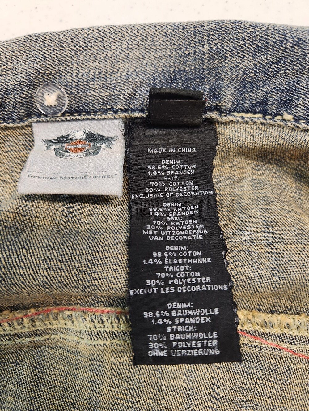 Harley Davidson denim jacket - Picture 6 of 11